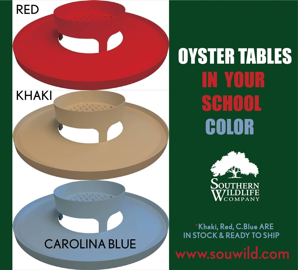 Shucking Table - white