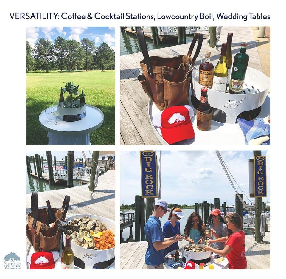 Shucking Table - white