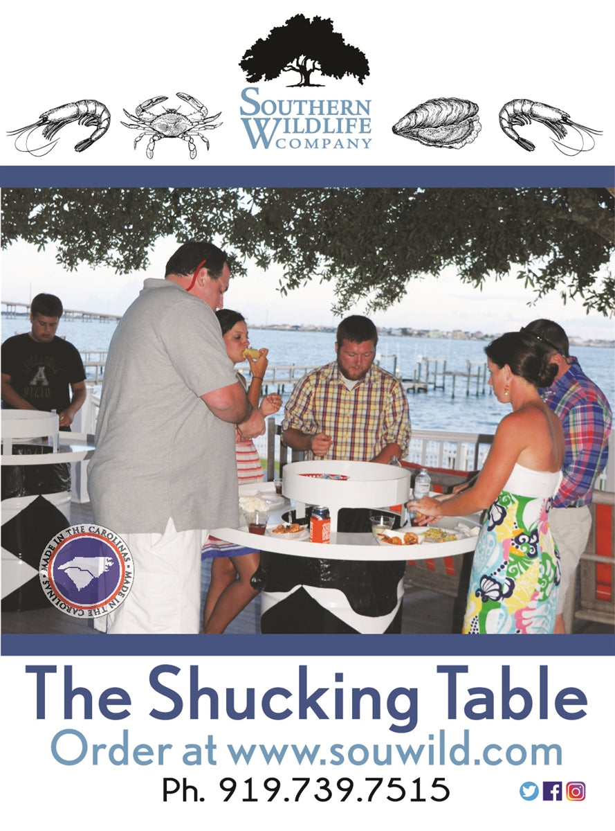 Shucking Table - white