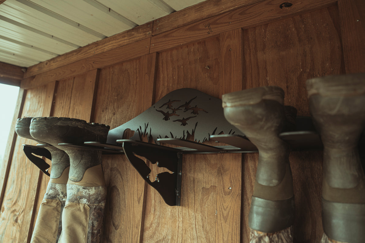 Hunting Waders Rack Boot and Wader Rack for Mudrooms and Garages – Southern Wildlife Co