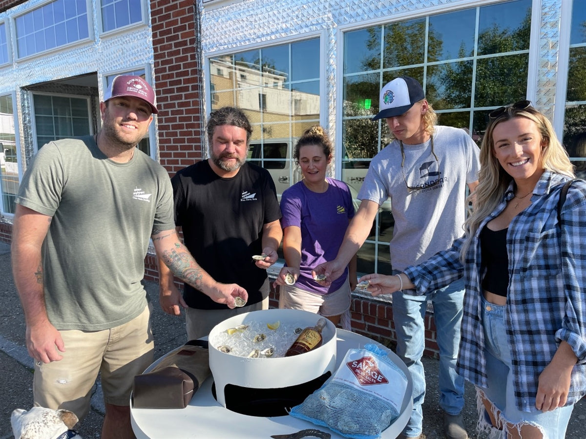 Oyster Roast Table