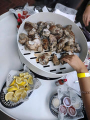 Oyster Roast Table