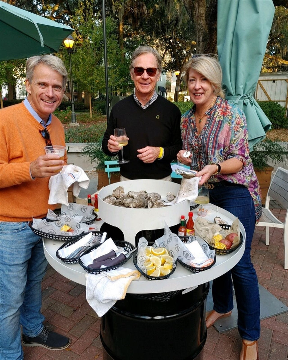 Oyster Roast Table