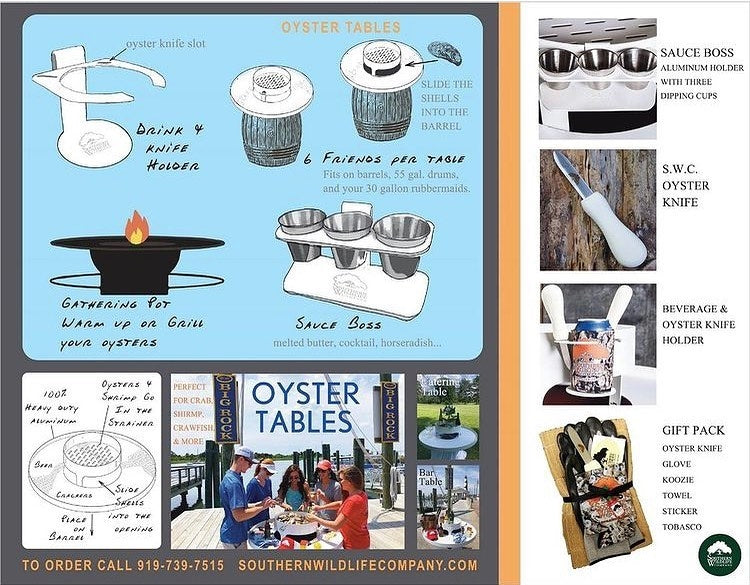 Oyster Roast Table