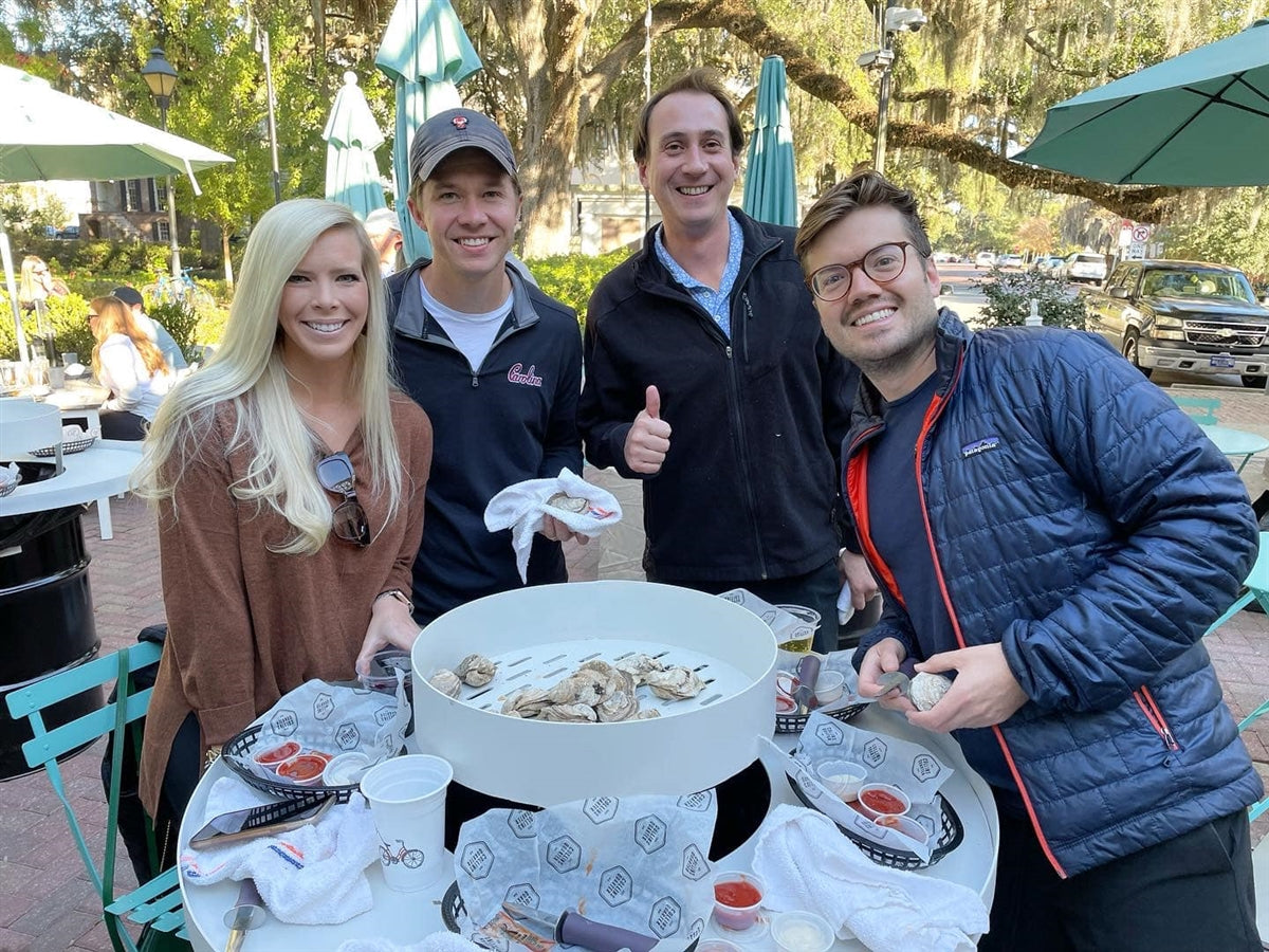 Oyster Roast Table