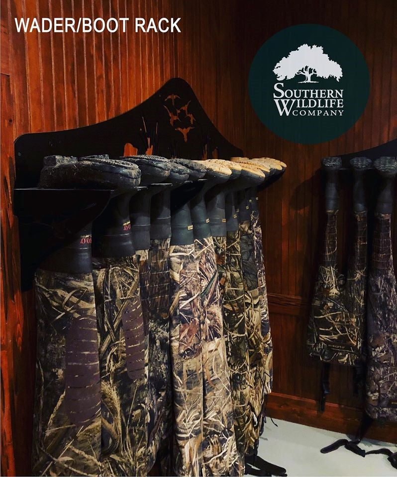 Hunting Waders Rack Boot and Wader Rack for Mudrooms and Garages – Southern Wildlife Co