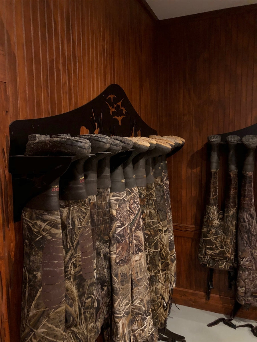 Hunting Waders Rack Boot and Wader Rack for Mudrooms and Garages – Southern Wildlife Co